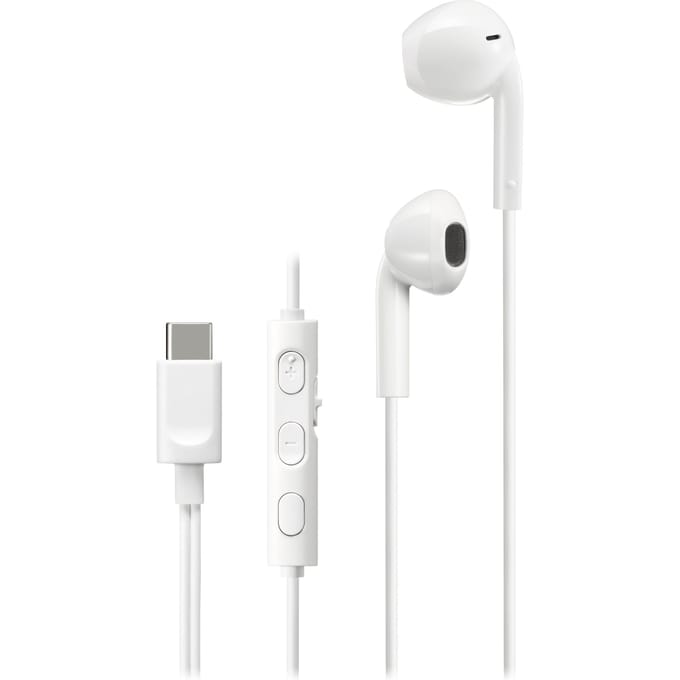 JVC HA-FR17UC - In-Ear USB-C Stereo Headset + Remote - Wit
