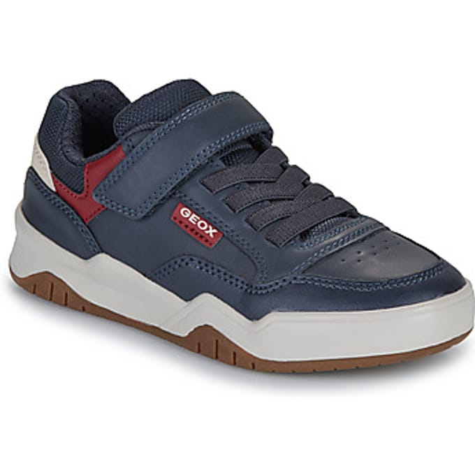 GEOX PERTH JONGENS Sneakers - MARINEBLAUW/DONKERROOD - Maat 28