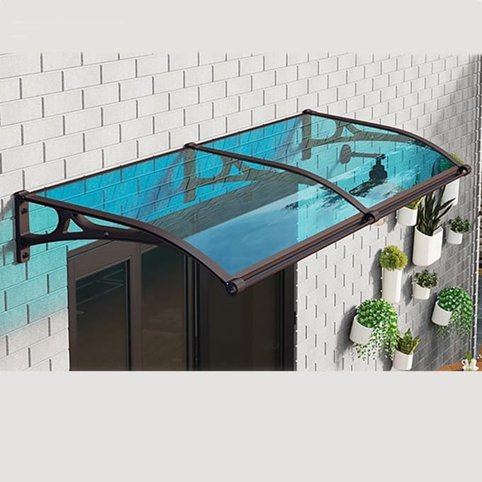Buitenluifel - Veranda Overkapping - Bescherming Elementen - UV Bestendig Waterdicht - 100 cm Breed