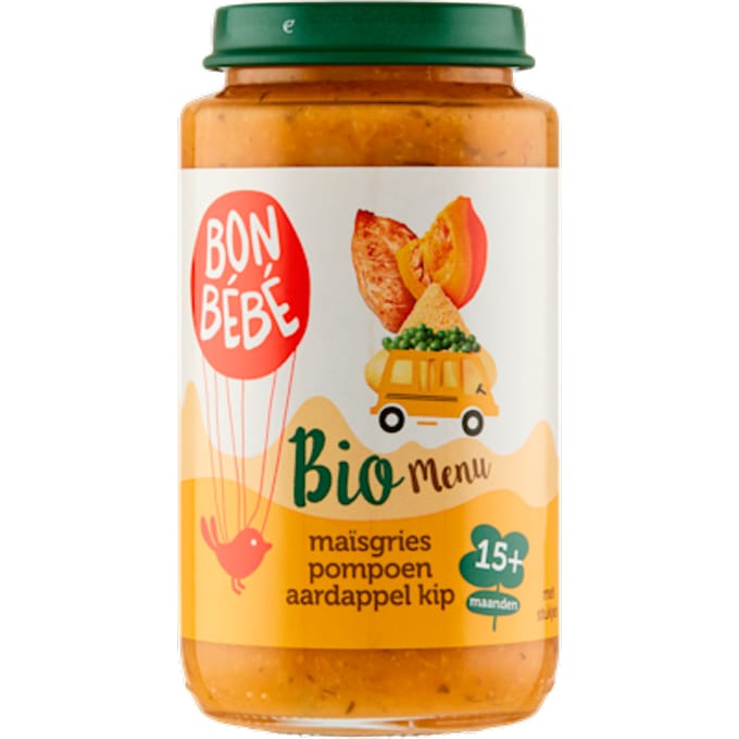 Bio M1515 mais doperwt aardappel kip