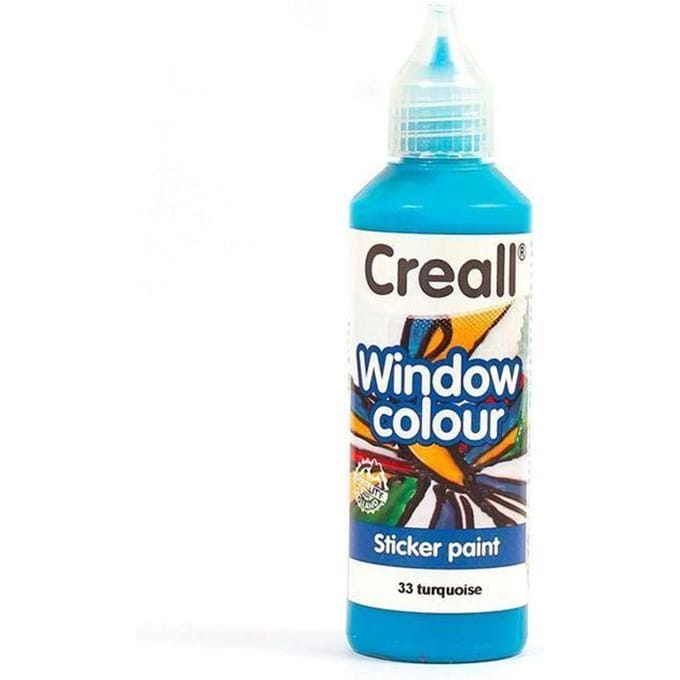 Creall Window Colour - De Complete Set- 32 flesjes van 80 ml - Raamstickerverf - Glasverf - Stickerpaint - Win