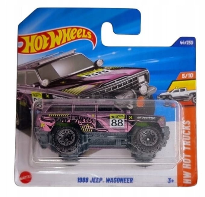Hot Wheels 1988 Jeep Wagoneer gegoten modelauto 1:64