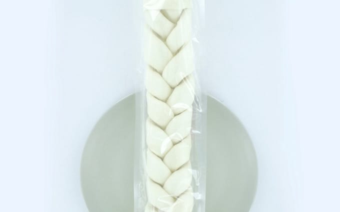 Landman Wit Kauwrolbot Gevlecht Naturel XXL - 45cm - Hondensnacks - Hondensnoepjes - Kauwbotten Hond - Kauwstaaf
