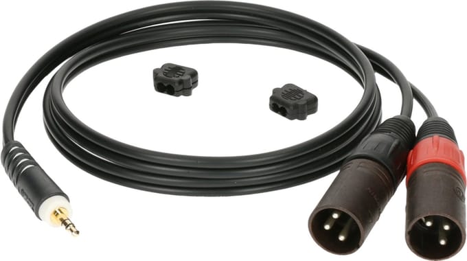 Klotz Insertkabel,2x XLR-m/3,5sym 1 m, AY9-0100, Minijack - Insert kabel