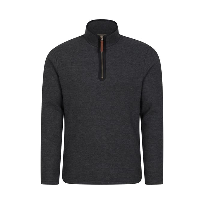Mountain Warehouse Heren Beta Contrast Ritssluiting (Houtskool)