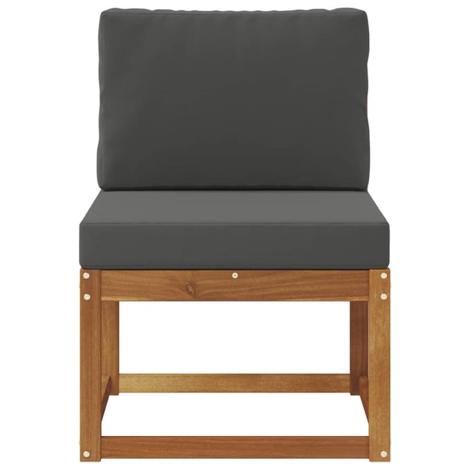 vidaXL - Buiten - Midden - Sofa - Massief - Acacia - Hout - Naturel