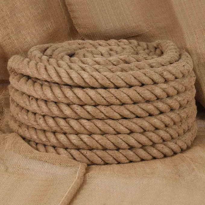 vidaXL - Touw - 10 - m - lang - 40 - mm - dik - jute