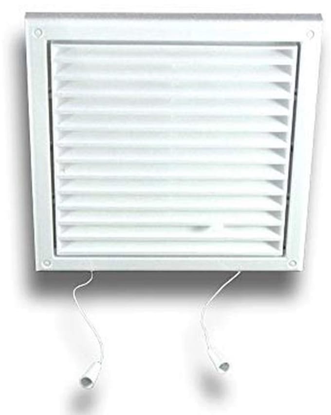 Ventilatierooster afsluitrooster met insectenbescherming Ø100 154x154mm
