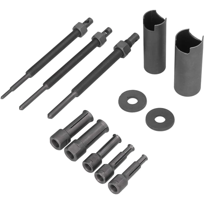 Kit Extracteur de Roulements Internes Matériau Acier Portable Durable Outil Extracteur de Roulements Internes de Moto black