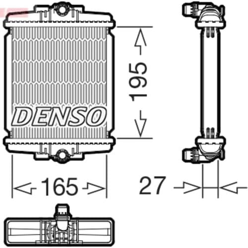 Radiateur DENSO DRM05077