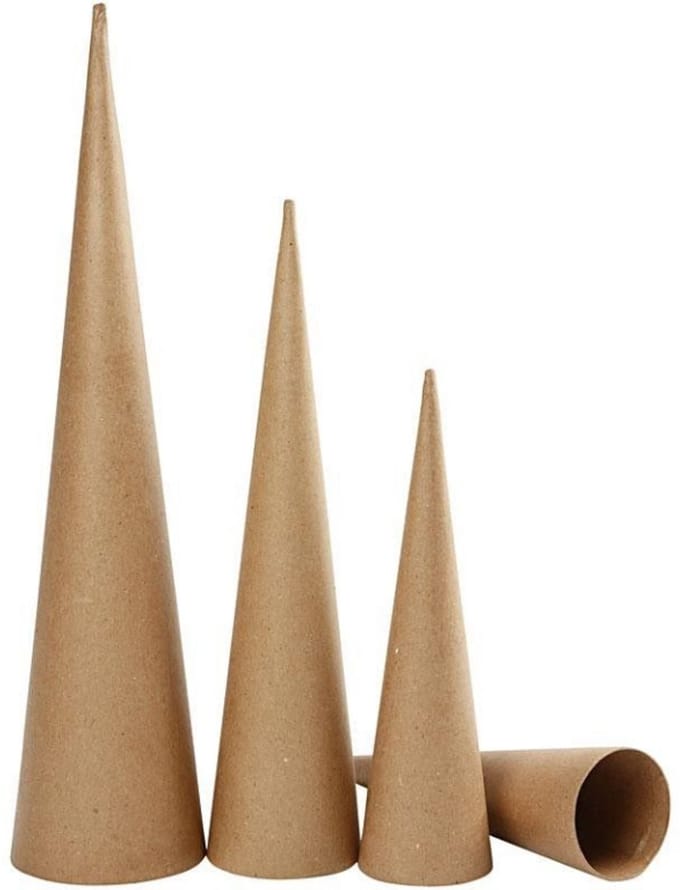 Hoge Kegels, H: 30-40-50 cm, 8-9-11,5 cm, 3 Stuk