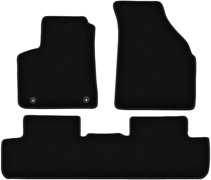 BASIC zwarte veloursmatten voor: Chevrolet Tacuma minivan (2000-2011)