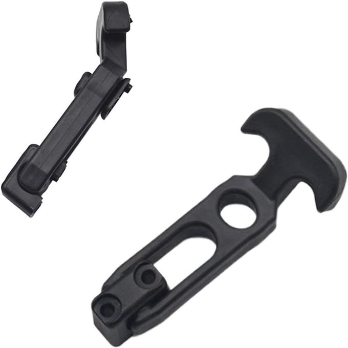 Veilige Sluitingen - Rubberen Grepen - Apparatuur Zekeren - Robuust Nylon Materiaal - 20 x 7.5 cm - Zwart