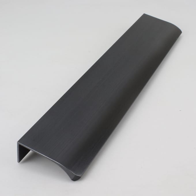 Profielgreep Christien - Gun metal - 160 mm | Industriële profielgrepen |
