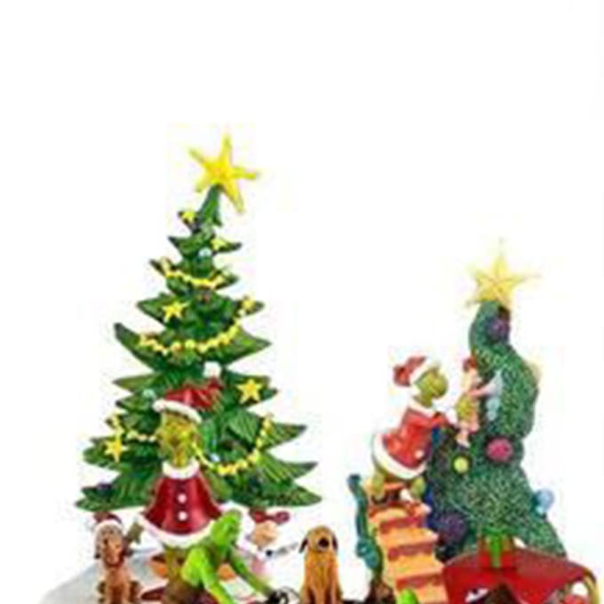 Adventskalender Figuren Schattige Cartoon Aftelkalender Blind Box voor Kinderen Cadeau Verzamelobject blue