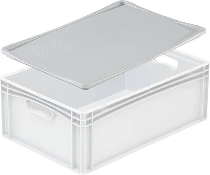 Eurobox deksel 60x40cm grijs