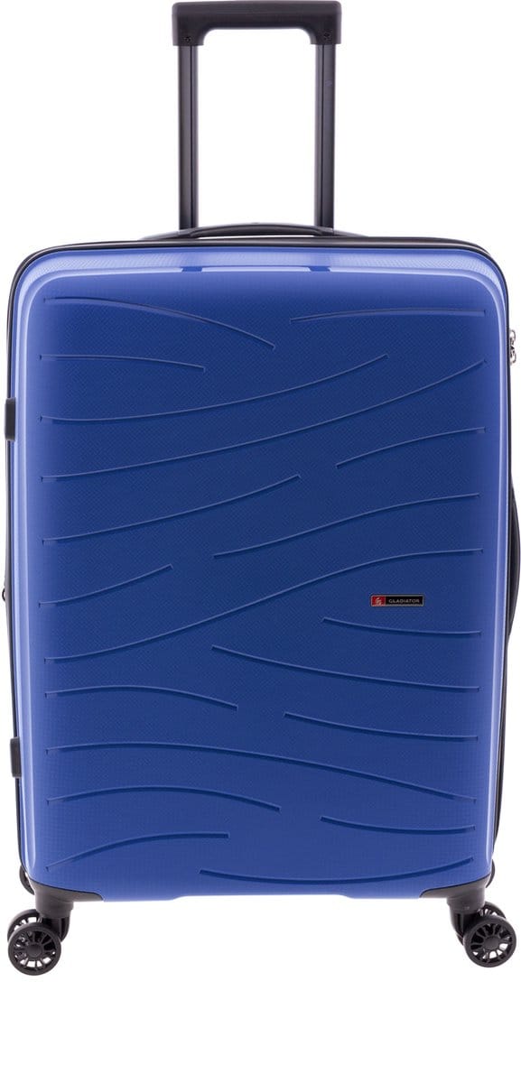 Gladiator Flow Middelgrote Koffer - 68 cm - 70/80 liter - Expandable - Kobaltblauw