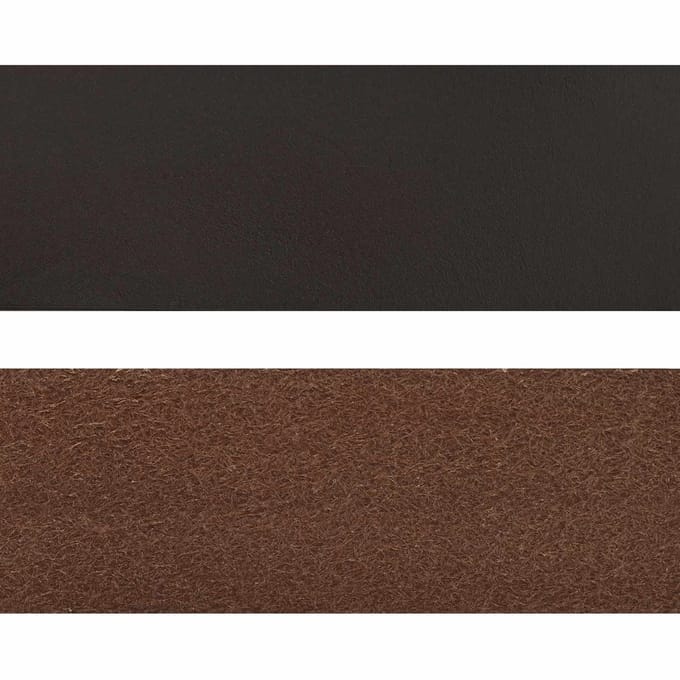 vidaXL - Leren - riem - 1 - Donkerbruin - 200 - x - 3 - cm - Leer