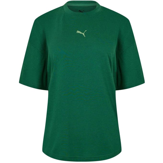 Puma Dames/Dames Trein Oversized T-shirt (Wijnstokgroen)