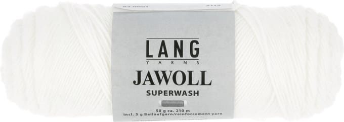 Lang Yarns Jawoll Superwash - 01 wit - Sokkenwol Garen