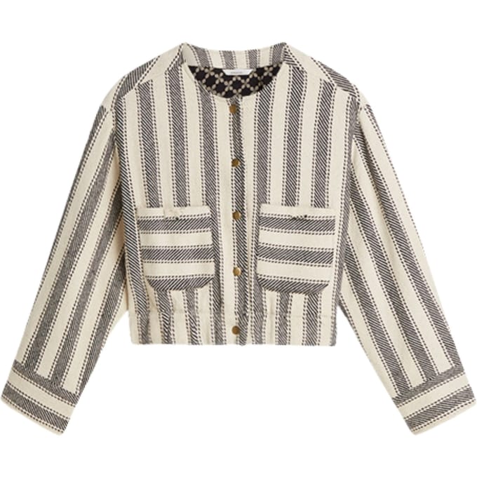 Summum Jacket Stripe  Zwart 1s1277-12329