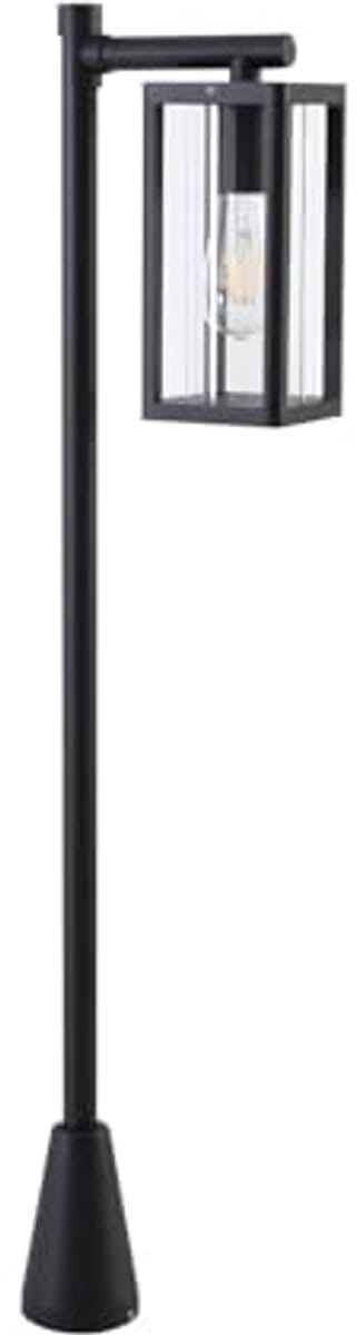 Moderne Buitenlamp in Zwart Aluminium - E27 Padlamp