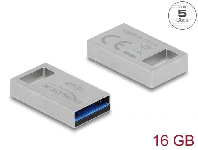 Delock USB 5 Gbps Memory Stick 16 GB - Metal Housing