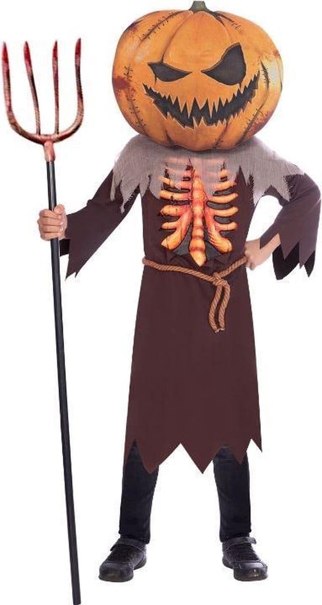 Amscan Kinderkostuum Horror Pompoen Polyester Bruin Mt 6-8 Jaar