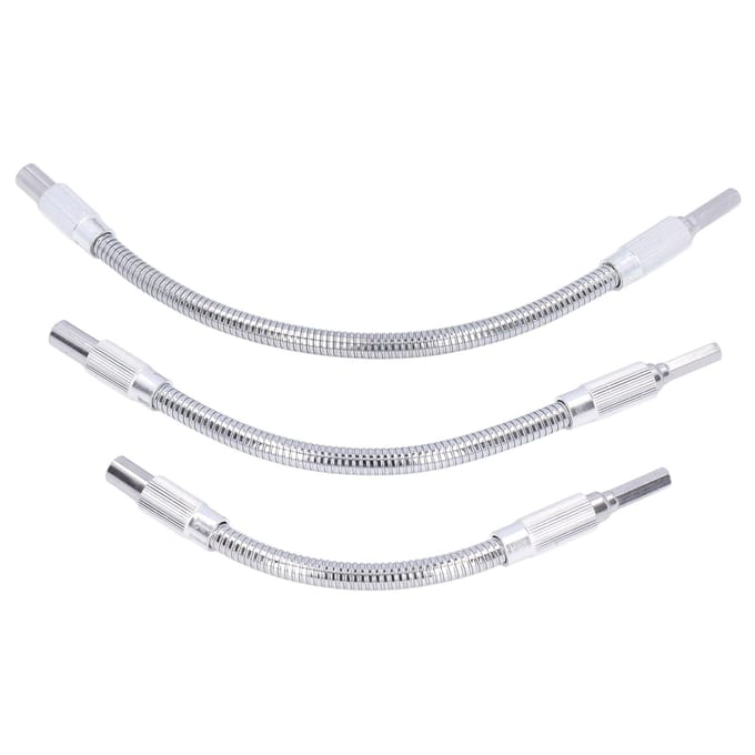 3 stuks Flexibele Schachtverlenging Universele Boorbit Verlengstuk Houder 14in Set Kit