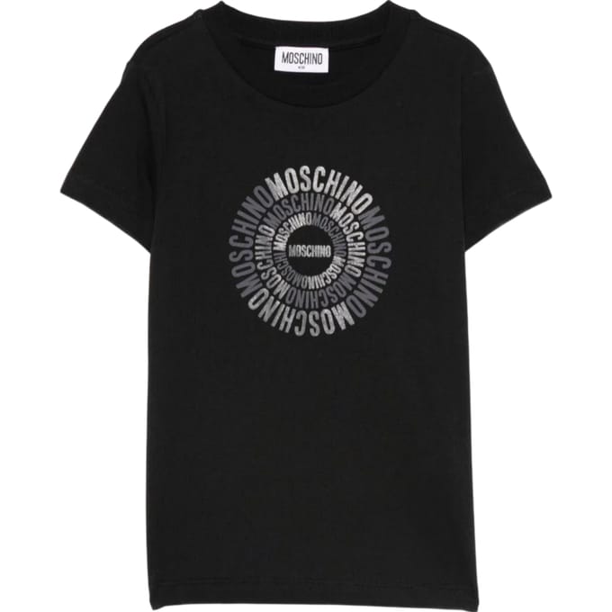 T-shirt Baby Moschino HXM058_NERO