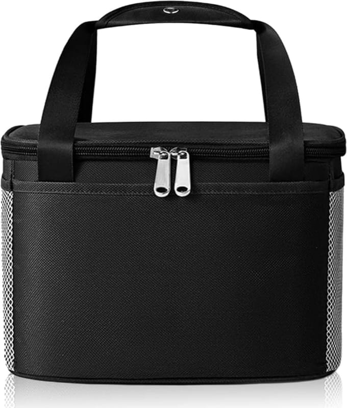 Blithe- Cooltas - Picknicktas - Lunchtas - Geïsoleerde Lunch Tas - 12L - Grote Capaciteit - Picknick Zak - Zwart