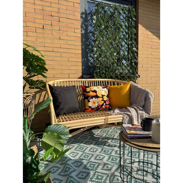 Gek op kussens! Sierkussen koi waterlily | 45 x 45 cm | katoen/polyester