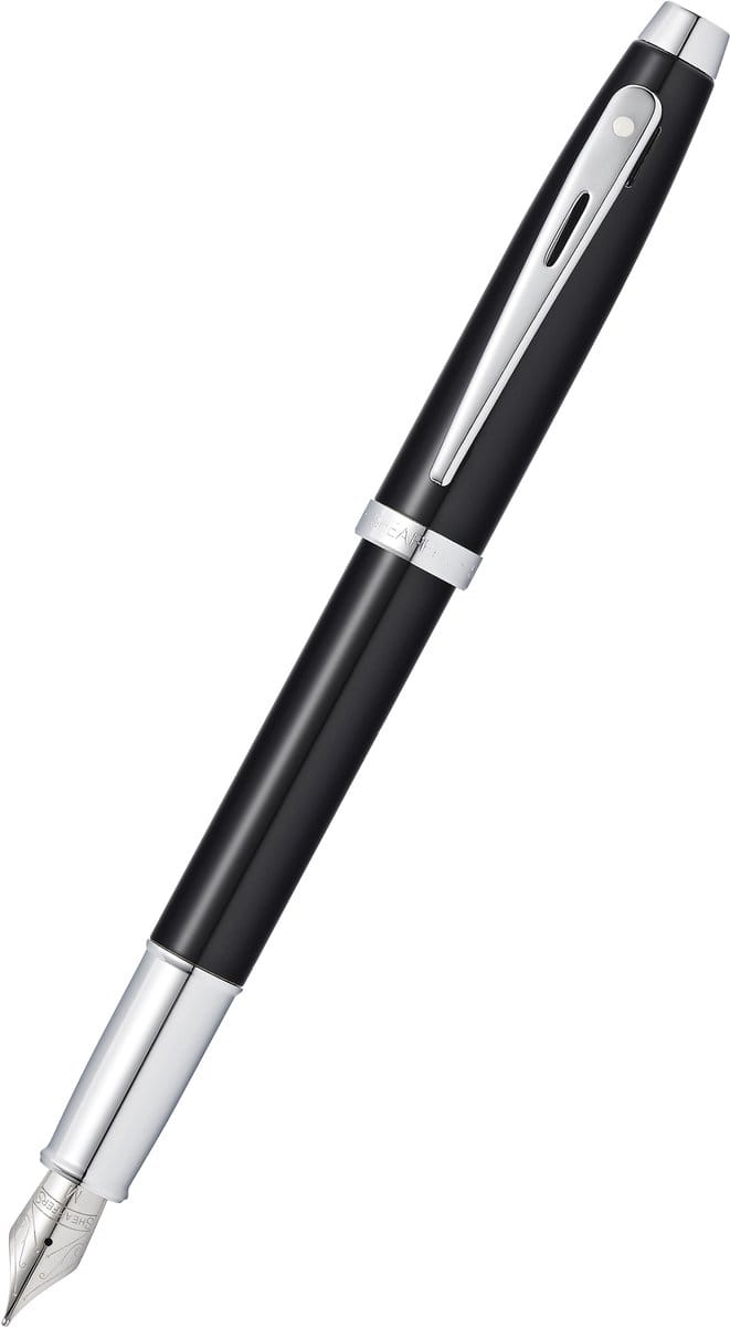 Sheaffer - Vulpen 100 F - Glossy Black Lacquer Chrome Plated - SF-E0933843