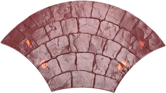 Beton Textuur Pad - Steenmal Vorm - Tuin Aanleggen - Herbruikbaar Polyurethaan - 97.5 x 52.5 cm - Grijs