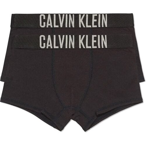 Calvin Klein 2-pak jongens trunks - Intense Power - zwart 8-10