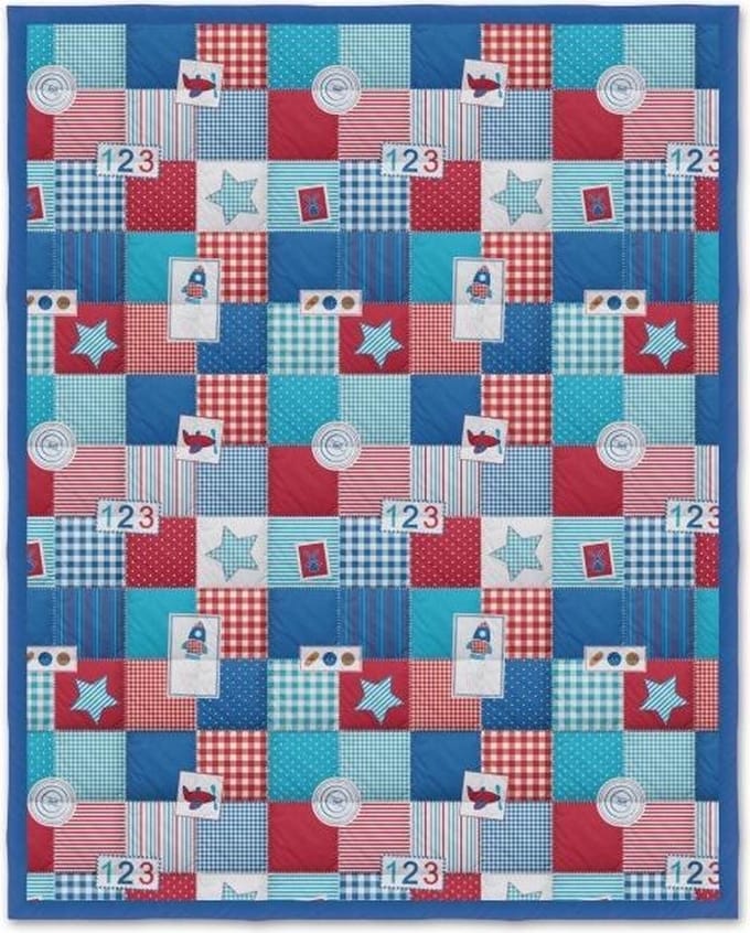 LIEF! Quilt Rocket - Sprei - 160x230 cm - Blue