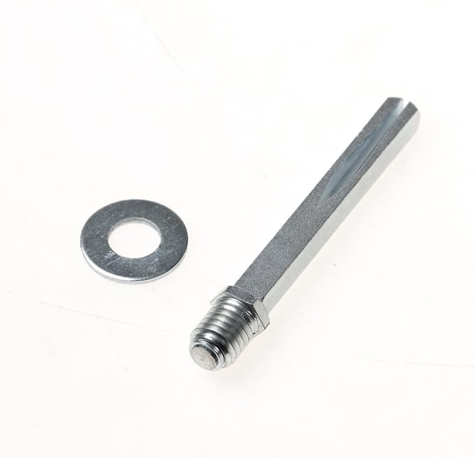 Vastdraaibaar gelagerde wisselstift M12x8x95