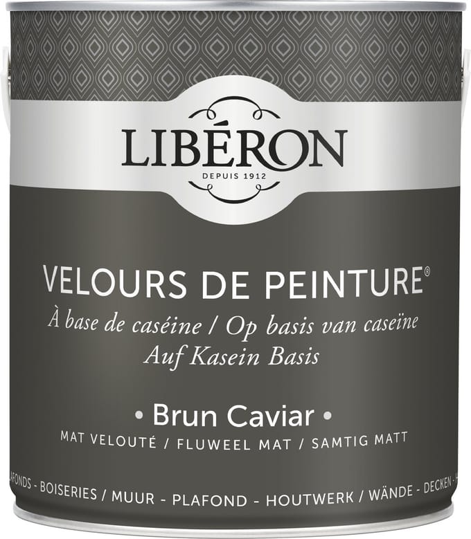 Liberon Velours De Peinture Muurverf - Mat - Brun Caviar - 2,5l