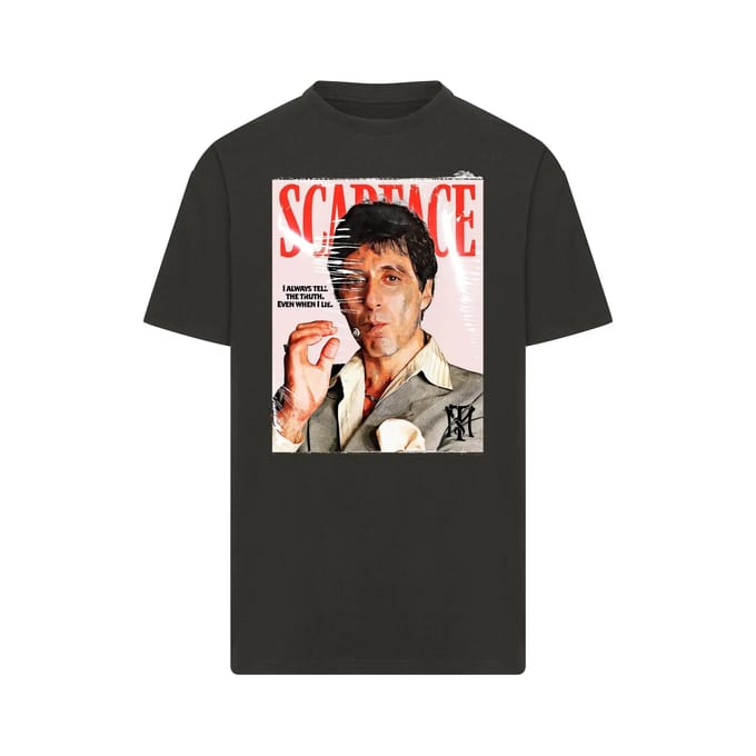 Oversized T-shirt Merchcode Scarface Magazine Cover