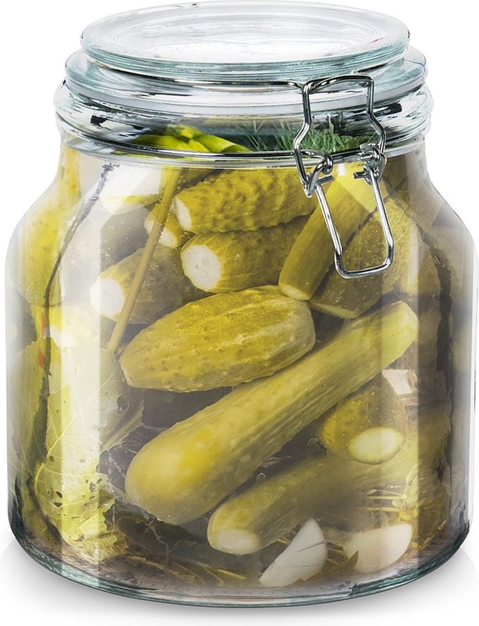 Pot met Beugelsluiting Glas IRMA 2,4 l - Inmaakpot - Weckpot - Confituren