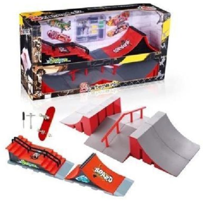 Skatepark met 2 vingerboards en accessoires Fingerboards