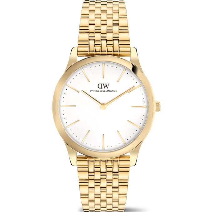Daniel Wellington DW Watch Pathfinder 7-Link Frost-White Gold 39mm