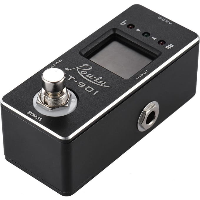 Mini accordeur de guitare chromatique, effet pédale, écran LCD True Bypass gray