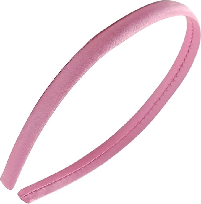 Fako Fashion - Diadeem - Satijn - 10mm - Roze