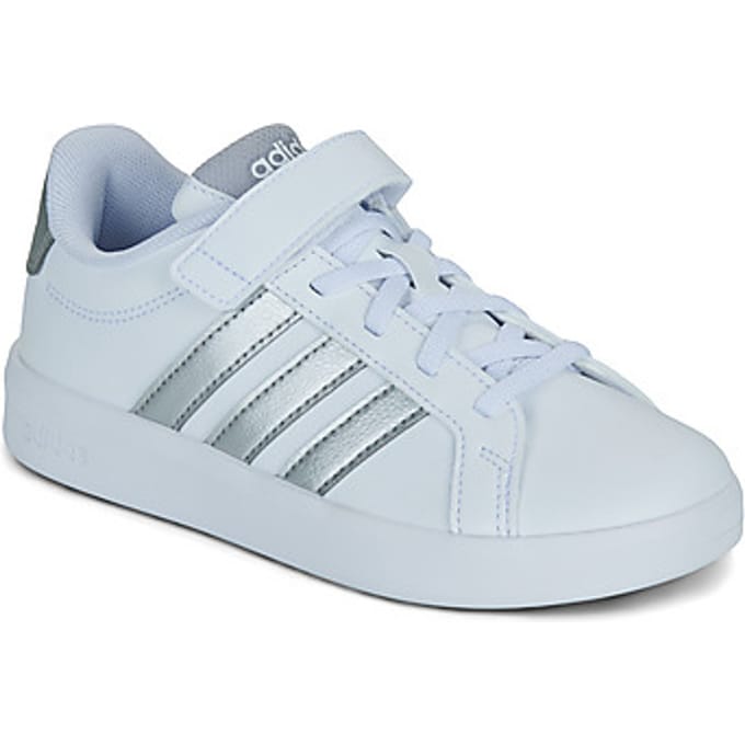 Adidas Grand Court 3.0 Peuterschoenen - Wit - Maat 33.5 - Mesh/Synthetisch