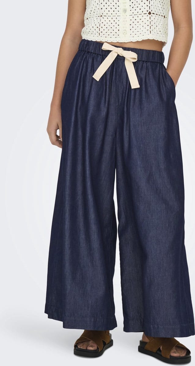 ONLY - ONLBEA HW WIDE PALAZZO ANKLE DNM BJ - Dames - Jeans