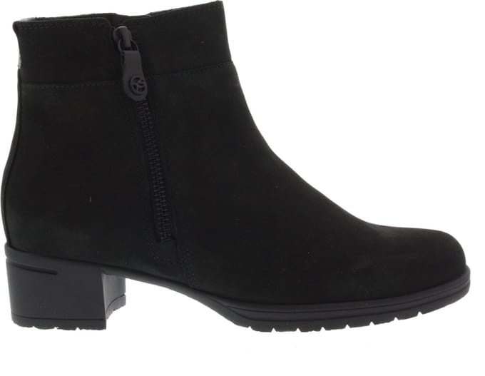 Dames Enkellaars Hartjes Hip/hop Boot Schwarz Zwart - Maat 5