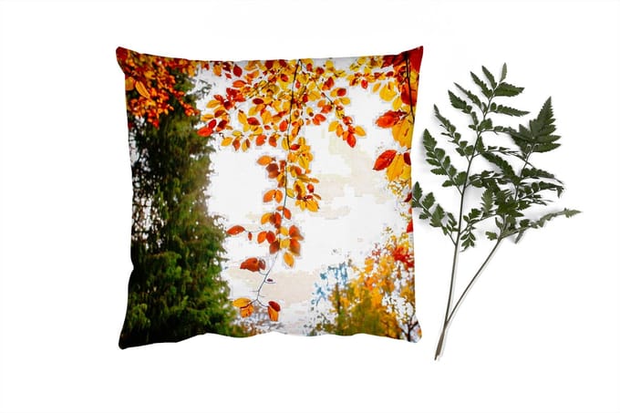 Sierkussens - Kussentjes Woonkamer - 45x45 cm - Herfst - Bladeren - Natuur