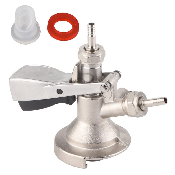 Een Type Fustkoppeling RVS Bierfust Dispenser Connector Dispenseerapparatuur Accessoire gray