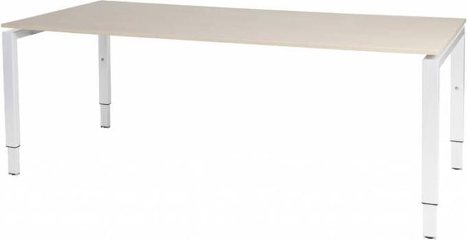 Verstelbaar Bureau - Domino 200x90 robson - wit frame